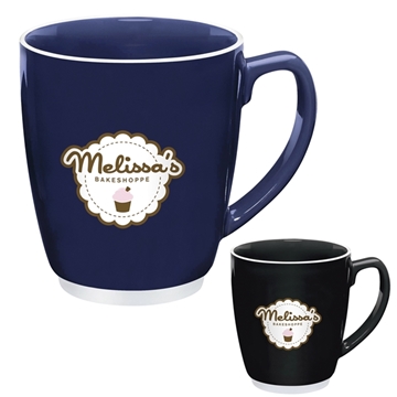 Large Color Bistro with Accent Mug 20 oz