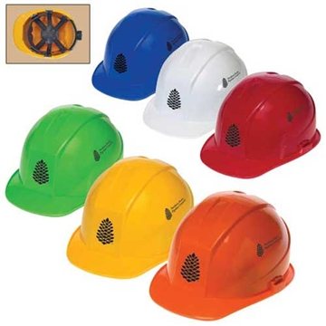 Cap Style Hard Hat with 6 Point Ratchet Suspension