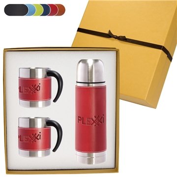 Tuscany Coffee Cup Thermos Set