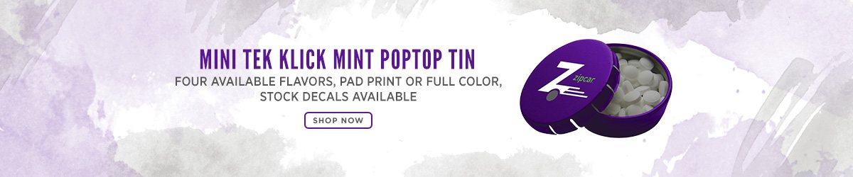 Mini Tek Klick Mint Poptop Tin