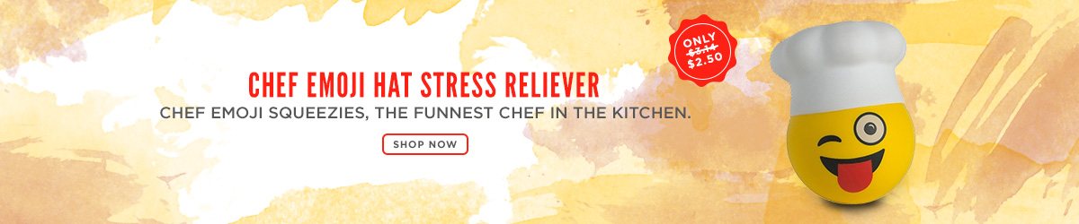 Chef Emoji Hat Stress Reliever