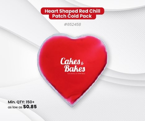 Heart Shaped Red Chill Patch Cold Pack