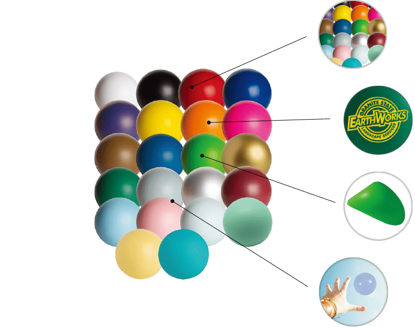 Promotional Solid Color Ball Stress Reliever