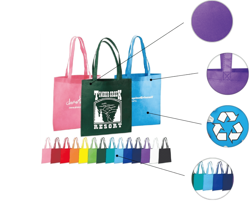 Value Tote Bags, Full Color