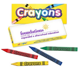 Branded crayons