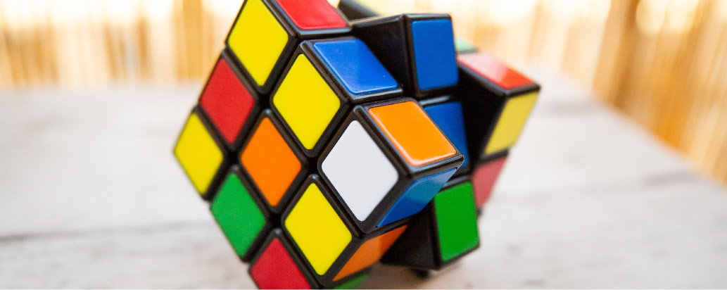 Rubik's Cube on table