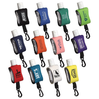 Custom multicolor travel hand sanitizer