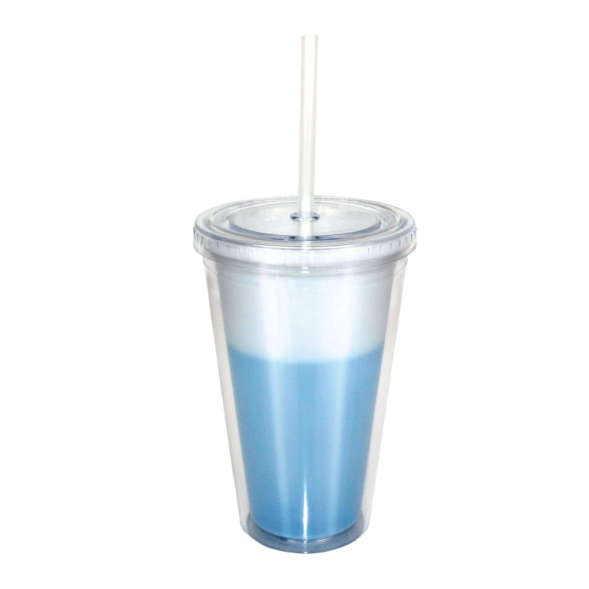 16 Oz. Victory Acrylic Tumbler With Straw Lid, Full Color Digital