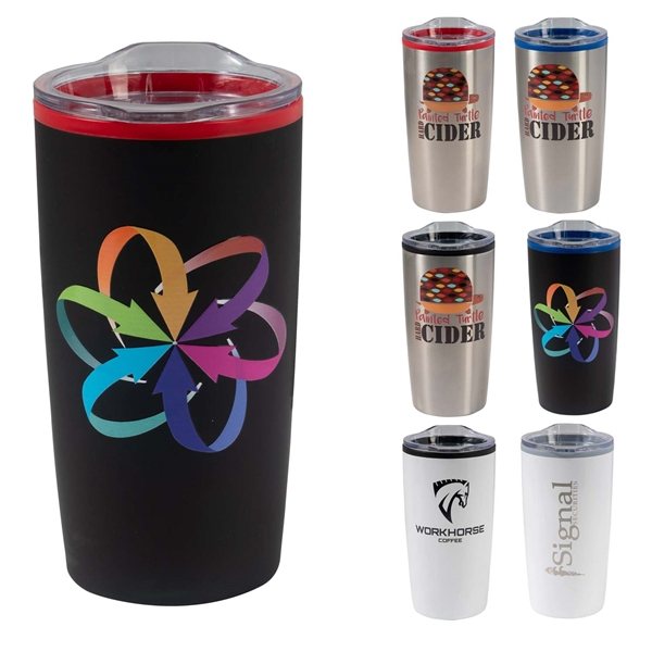 Promotional 20 oz Economy Big Foot Stainless Steel Tumbler