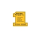1 window sign - paper products