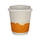 10 oz Full Color Turbulent Waves Insulated Paper Cup With Lid