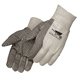 10 oz Natural Canvas Work Gloves with PVC Dots - Mens