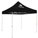 aerial view a black standard 10 event tent, image 1 of 4