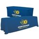 a blueberry-pms 647 serged convertible table throw - 6 to 8 - full color