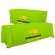 a lime green-pms 375 serged convertible table throw - 6 to 8 - full color