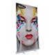 aerial view a silver 48 economy retractor backdrop kit (no - curl hybrid media), image 1 of 5