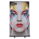 aerial view a black 48 economy retractor backdrop kit (no - curl hybrid media), image 1 of 7