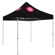 aerial view a black 10 deluxe tent kit (full - color imprint, 2 locations), image 1 of 12