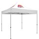 a white 10 premium tent kit (imprinted, 2 locations)