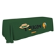 aerial view a hunter green-pms 350 6 economy table throw, image 1 of 2
