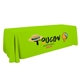 aerial view a lime green-pms 375 6 economy table throw, image 1 of 2