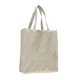 aerial view a natural natural jumbo shopper with bottom gusset, image 1 of 2