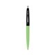 a julep barrel & black cap clic pen - blue and black ink