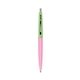 a pink lemonade barrel & julep cap clic pen - blue and black ink