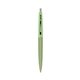 a metallic green barrel & julep cap clic pen - blue and black ink