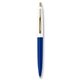 a royal barrel & white cap gold trim pens