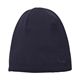 a deep navy custom new era knit beanie