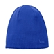 a cool blue custom new era knit beanie
