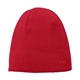 a red custom new era knit beanie