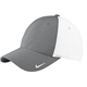 aerial view a dark grey/ white nike dri - fit legacy cap, image 1 of 3