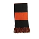 a black/ deep orange sport - tek(r) spectator scarf