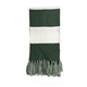 a forest green/ white sport - tek(r) spectator scarf