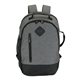 aerial view a grey grey polyester madison backpack, image 1 of 5