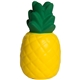 aerial view a yellow/green pineapple squeezies stress reliever ball, image 1 of 5