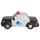aerial view a black/white police car stress reliever, image 1 of 8