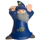 aerial view a blue/grey wizard stress reliever, image 1 of 6