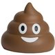 aerial view a brown poo emoji squishy - stress reliever, image 1 of 5