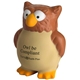 aerial view a orange/white owl stress reliever, image 1 of 7
