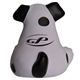 aerial view a white/black fat dog stress reliever, image 1 of 7