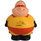 aerial view a yellow/red super bert stress reliever, image 1 of 4