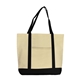 a black 100 cotton canvas tote bag