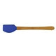 aerial view a royal blue mini - tensil silicone spatula, image 1 of 2