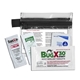 aerial view a clear piece insect repellent kit in zipper pack, image 1 of 4