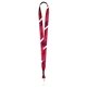 aerial view a any color owen 3/4 textured polyester multi - color sublimation lanyard, image 1 of 4