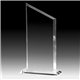aerial view a acrylic slim line acrylic billboard award, image 1 of 4