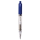 aerial view a blue with blue light vicente light up pen with blue color led light, image 1 of 4
